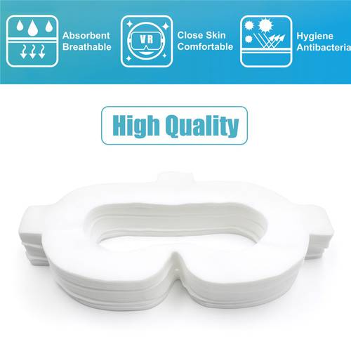 100pcs VR Glasses Eye Mask Cover Pad for Oculus Quest/Go VR Headset Accessories Disposable Protective Hygiene Breathable Mask
