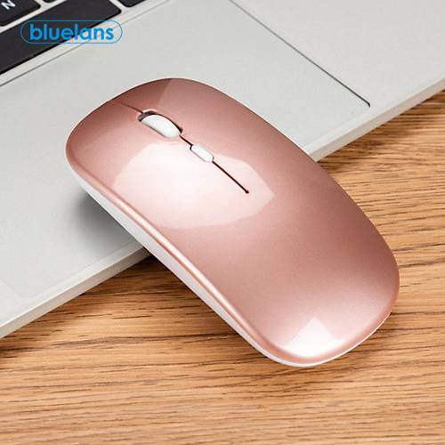 2.4G Wireless USB Rechargeable Bluetooth 5.0 Silent Gaming Mouse for PC Laptop