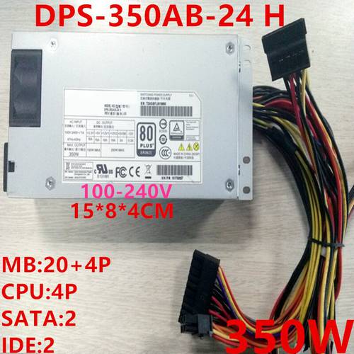 New Original PSU For Hanker AIO DVR NVR Small 1U 350W Switching Power Supply DPS-350AB-24 H
