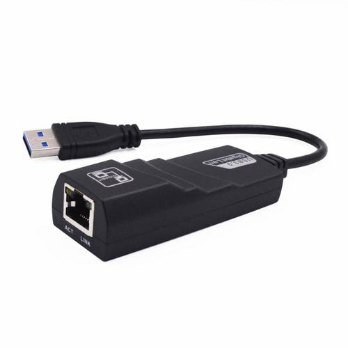 USB 3.0 Gigabit LAN USB 3.0 to RJ45 Gigabit Ethernet Adapter 10/100/1000Mbps Computer to Router Network Adapter