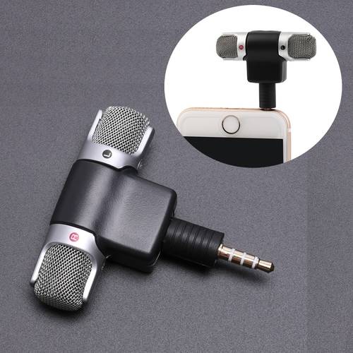 Protable Metal Microphone 3.5mm Jack Lavalier Tie Clip Microphone Mini Audio Mic For Speech Leture Mobile Phone Microphone