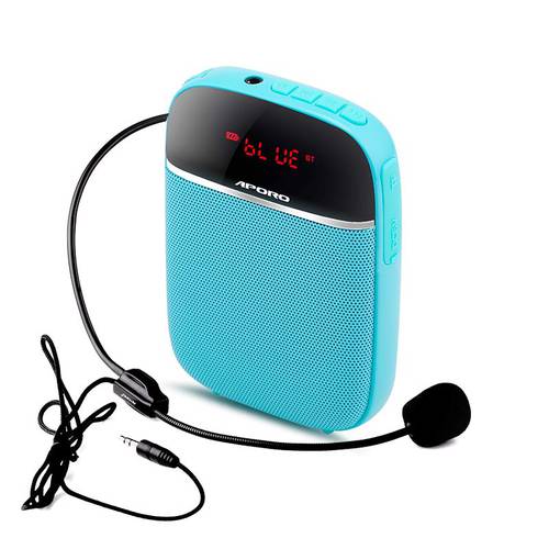 Teacher Voice Amplifier Wired Microphone 10W Mini For Professor Meeting Guide Portable Megaphone Speaker Amplificador Voz