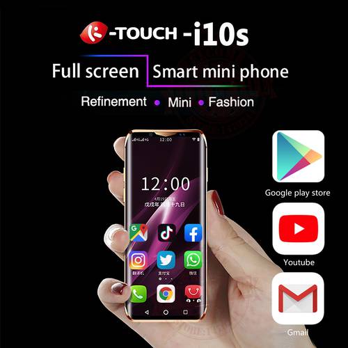 New Anica K-TOUCH S11S Google Play Store 2G+16G/3G+32G Smallest Mini Dual 4G Ultra Thin 4.8 Screen Face ID Android 9.0