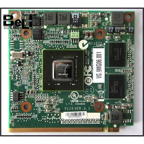 Free Ship 5520G 6930G 7720G 4630G 7730G Laptop GeForce 9300M GS G98-630-U2 DDR2 256MB MXM II Graphic Video Card for Acer Aspire