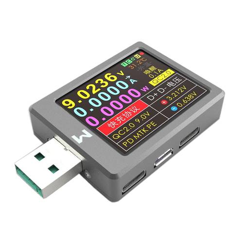 WITRN-X-MFI current voltmeter USB tester QC4+ PD3.0 2.0 PPS fast charge capacity