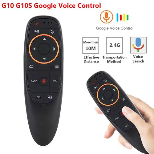 G10/G10S/G10S Pro/G10BTS/G10 PRO BT Voice Remote Control Air Remote Mouse 2.4G Wireless Gyroscope For Android TV Box H96/X96/HK1