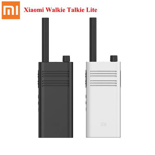 Original New Xiaomi Mi Mijia Walkie Talkie Lite Civil 5Km Intercom Outdoor Handheld Mini Radio Talkie Walkie Work for Mihome app