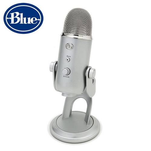 Blue Yeti USB condenser Microphone for live broadcasting and recording sound with inner sound card Plug and play