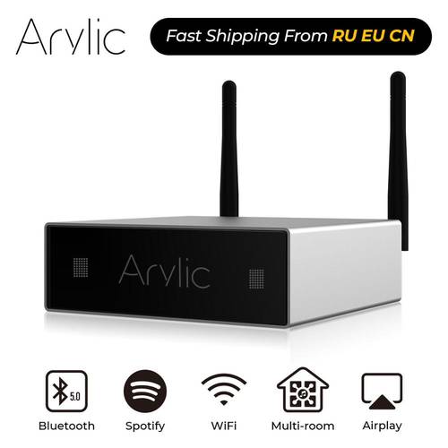 Arylic A50 Home WiFi Receiver And Bluetooth HiFi Power Stereo Class D Digital Multiroom Network Audio Amplifier With USB