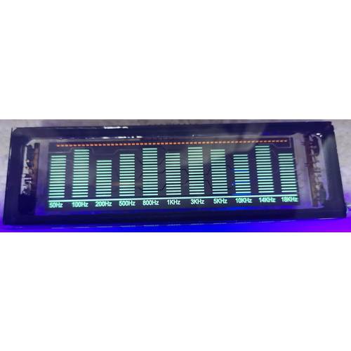 Music Spectrum Indicator VU Meter LED VFD Audio Audio VU Meter Bass Amplifier Board Level Multimedia Display with Power Supply