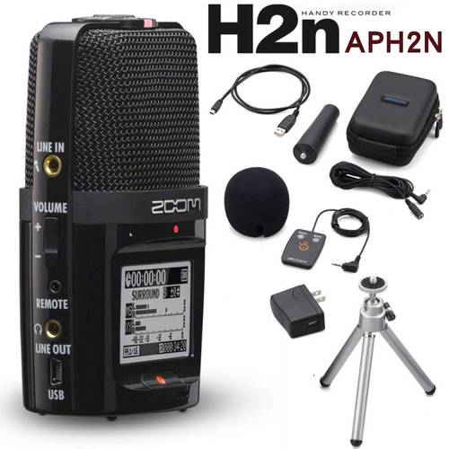 Original Zoom H2N Handy Recorder Portable Digital Audio Record Stereo Microphone PK Tascam