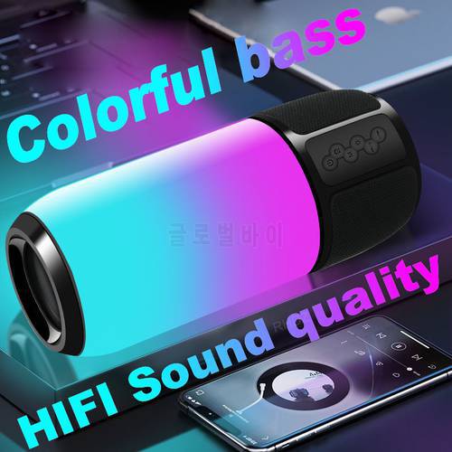 Portable Bluetooth speakers High Power Super bass HiFi stereo Subwoofer Music center caixa de som Wireless sound box column radi