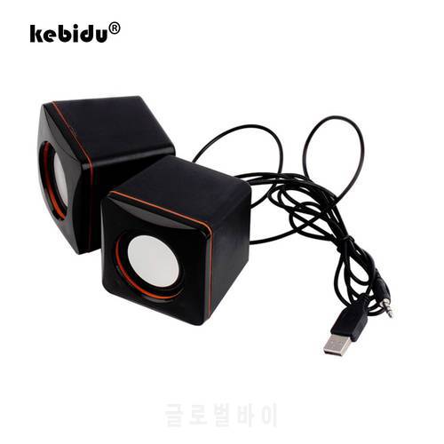 kebidu DC 5V Universal Mini Speaker Portable USB Audio Music Player Speaker For MP3 MP4 for Laptop PC Computer