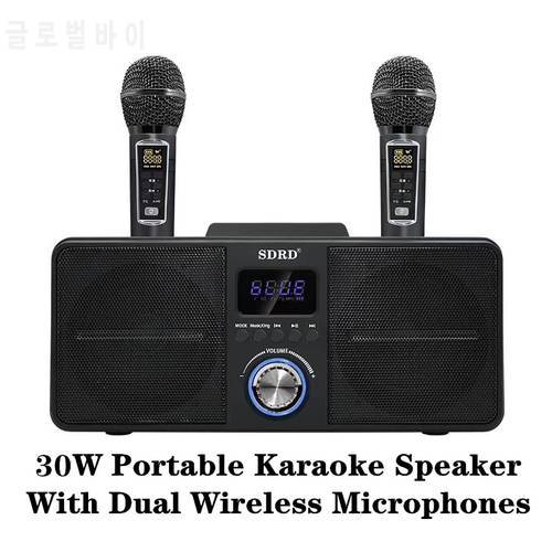 Wireless Bluetooth Speaker Home Theater Sound System Subwoofer Portable Column With Microphone Karaoke Music Center with TF Card