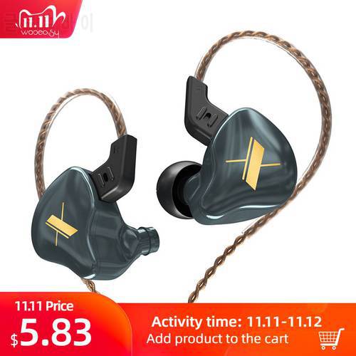 KZ EDX EDX Pro 1DD HIFI In Ear Monitor Earphone Headphone Wired Earbuds Sport Headset Music Audio ZS10 Pro ZEX ZES ZSN Pro X IEM
