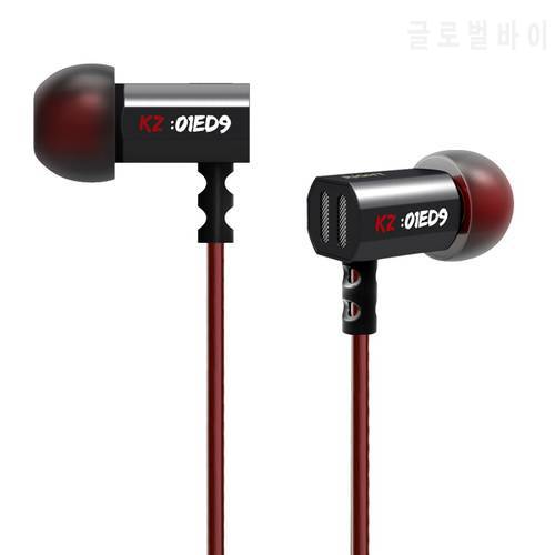 KZ ED9 Bass In Ear Earphones HIFI Music Stereo Earbuds Noise Cancelling Mobile Phone Earphones With Microphone Headset ZST\ES4