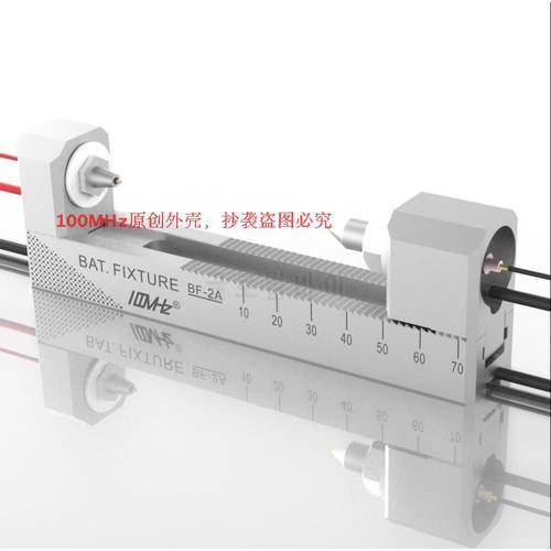Double self-locking aluminum alloy CNC four-wire battery holder clamp BF-2A suitable for 18650 AA AAA, etc.