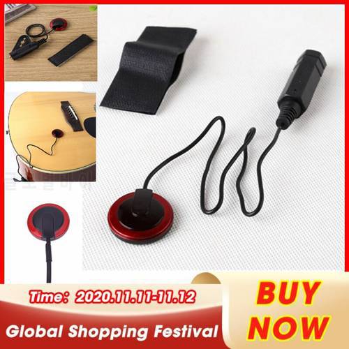 Hot Electric Guitar Pickup Professional Piezo Contact Microphone Guitar Accessories Pickup For String Instrument Violin Ukulele