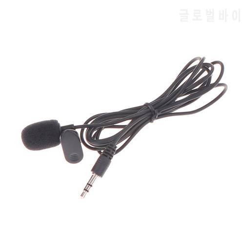 1.5m 3.5 mm Stereo Jack Mini Car Microphone Wired Handsfree External Mic For PC Car DVD GPS Player Radio Audio Microphone