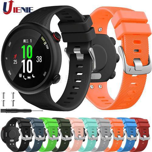 Silicone Watchband Strap for Garmin Forerunner 45 45s Band Sport Bracelet Fashion Replacement Wristband Correa for Forerunner 45