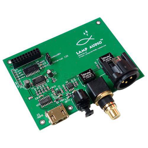 Amanero XMOS USB Digital Interface I2S / IIS to Coaxial Optical HDMI-compatible SPDIF AES
