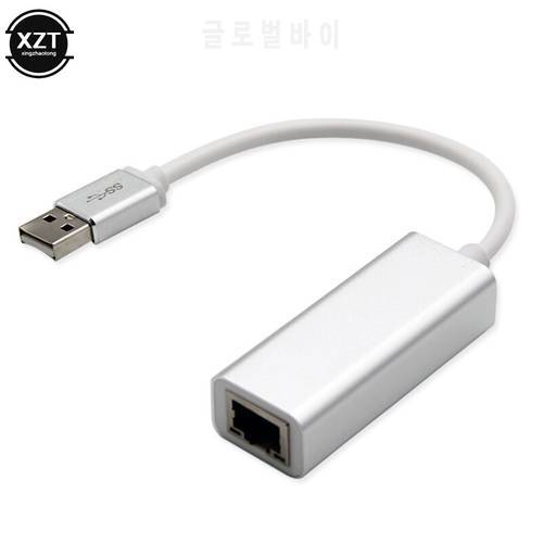 100Mbps USB 2.0 To RJ45 Ethernet Adapter Network Card Free Driver USB Million LAN card Adapter Convertor Cable for Macbook PC
