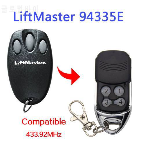 Chamberlain Liftmaster Motorlift 94335E Replacement Remote Control 1A5639-7 Garage Door Remote Control 433.92mhz Transmitter