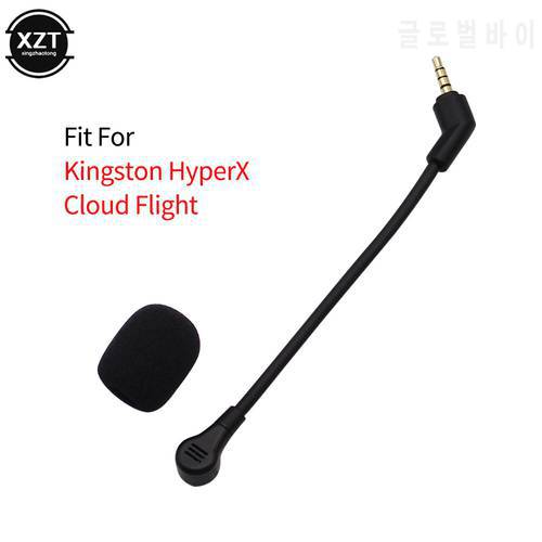 Replacement Game Microphone for Kingston HyperX Cloud X Flight Hyper X Microphone Boom Wireless Gaming Headset Headphones Mic