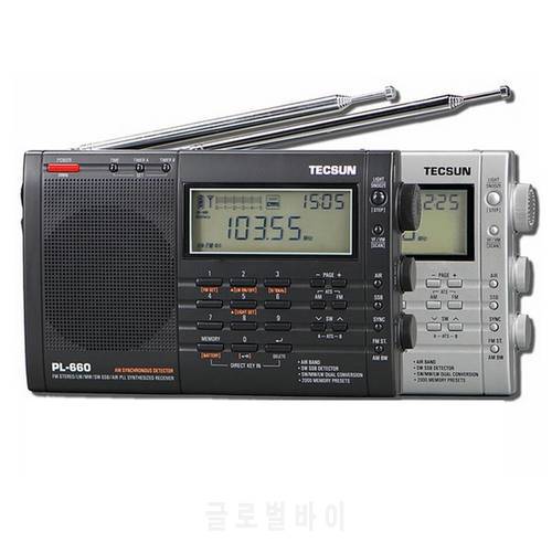 Tecsun Portable High Sensitivity Receiver Digital Tuning Stereo Radio FM AM Radio SW SSB Multiband Dual Radio Receiver