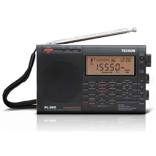 Tecsun PL-660 Portable Stereo Radio High Performance Full Band Digital Tuning FM AM Radio SW SSB I3-001