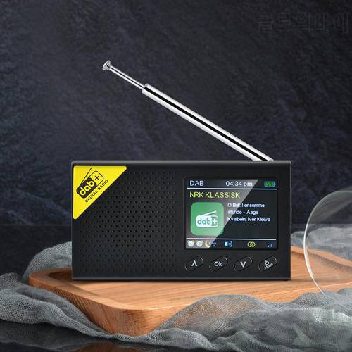 Close Your Eyes and Relax the Artifact Portable Bluetooth Digital Radio DAB/DAB+ and FM Receiver Rechargeable Radio