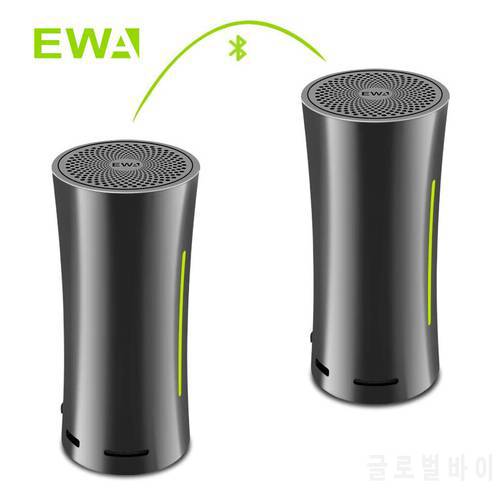 EWA Portable Wireless Bluetooth 5.0 Speaker Outdoor Sport HIFI TWS Speakers 6000mAh Stereo Bass TF Card MP3 Player Hands-free