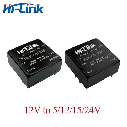 Free Ship 2pcs/lot DC DC Converter 9-18V 5W 12V to 5V 12V 15V 24V Output Module Step Down Power Supply Household Factory Sale