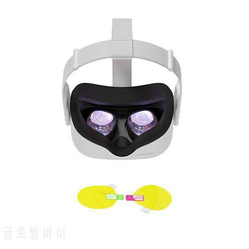 2Pcs/4Pcs VR Lens Protector Film Guard for Oculus Quest 2 Cover TPU Soft Films Lenses for Quest2 VR Virtual Reality Anti Scratch
