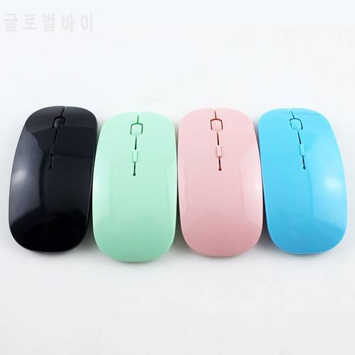 Wireless Mouse Office Computer Mouse Portable Slim Mouse 1600 DPI 2.4G Receiver Laptop Mouse Easy To Carry Optical Mouse
