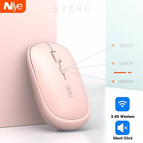 Wireless Mouse Mini Optical Computer Mouses Gamer Click Silent 1600 DPI Adjustable Mice for PC Laptop Destop Not Bluetooth Mouse