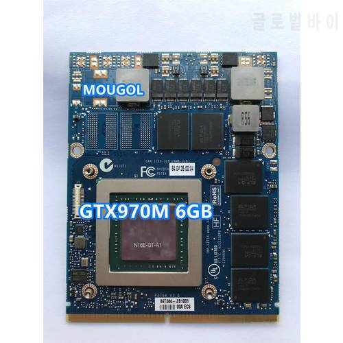 GTX 970M GTX970M N16E-GT-A1 6GB Video Display Card For Clevo P375SM P170EM P150EM P157SM P151SM P150SM P170SM P177SM