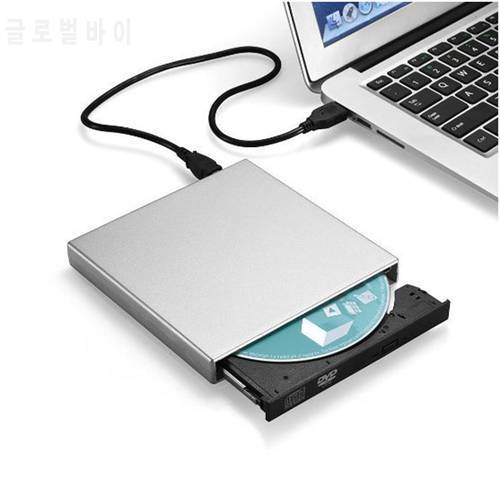 External USB 2.0 High Speed DL DVD RW Burner CD Writer Slim Portable Optical Drive for Laptop PC