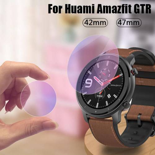 HOT SELL Transparent Tempered Glass Film Screen Protector For Xiaomi Amazfit GTR 47mm 42mm Film Guard Smart Watch Accessories