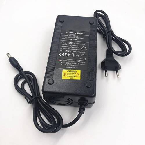 42V 4A Battery Charger for 10S 36V Li-ion Battery High Quality Lithium Battery Charger Strong Heat Dissipation