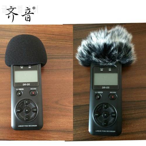 Dead Cat Outdoor Portable Digital Recorders Furry Microphone Mic Windscreen Wind Muff for Tascam DR-05 DR-05X