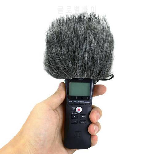 Furry Windscreen Muff Cover Foam Filter Microphone Windproof Cover for Zoom H1 shipping