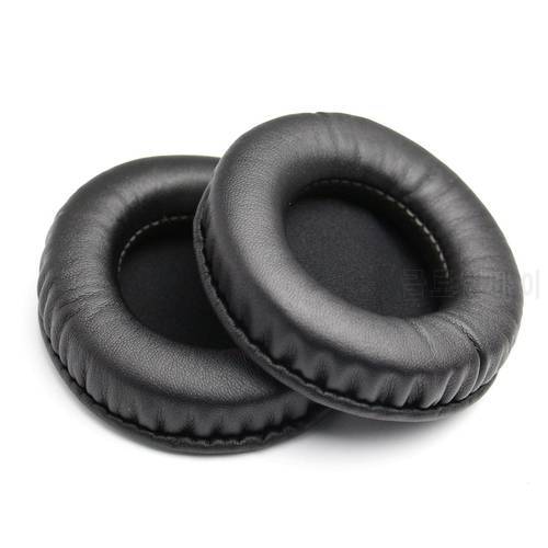 1Pair wire Headphone Ear Pads earphone Headphone Ear Pads Round PU Leather Ear Cushions for 45-110mm Full Size Earpads