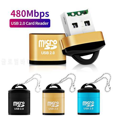 Mini USB Card Reader Micro Sd Tf Card Adapter For Computer Laptop Pc 480Mpbs Data Transfer Usb Speaker Car Music Reader