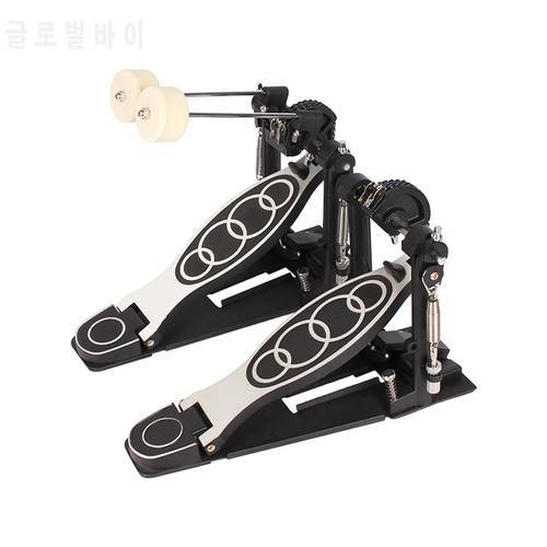 Double Drum Beater Felt Hammers Bass Pedal Direct Drive Bass Drum Kick Pedals For Percussion Drummer Instrument