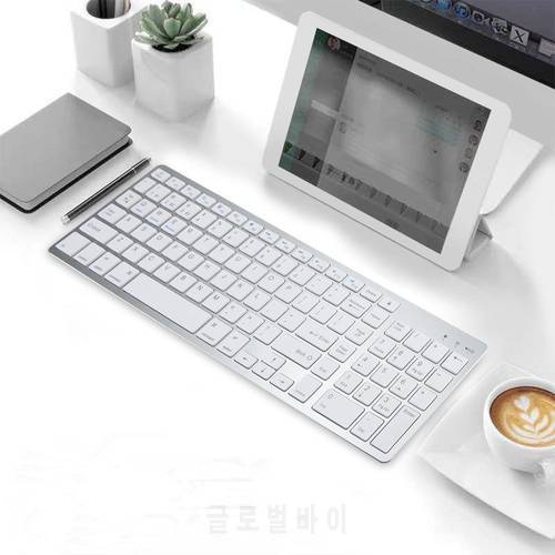 New Keyboard for Macbook Pro Ultra-thin Mini Wireless Keyboard for Mac Pro Tablet Russian Arabic Hebrew