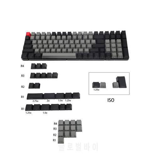Dolch Laser Eteched UK Italian German Spain ISO Russian OEM Profile Thick PBT Keycap For MX Mechanical Keyboard YMD96 104 87 61