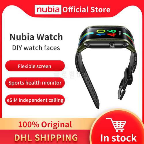 Global Version Nubia RedMagic Watch 1.39 inch AMOLED Smart Watch Blood Oxygen Heart Rate 16 sports modes Red Magic Watch