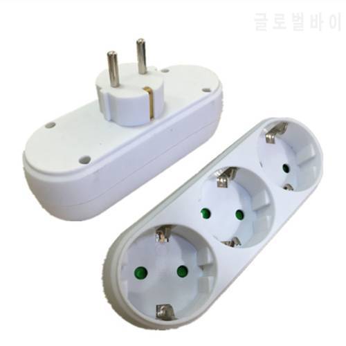 European Conversion Plug 1 TO 2 1to 3 1 t 4 Way Socket Adapter EU Standard Power Adapter Socket 16A Travel Plug Extended socket