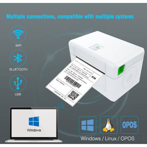 150mm/s Pringting Speed USB/Bluetooth/Wifi Thermal Barcode Label Printer for Logistics Shipping Label HCC-TL31